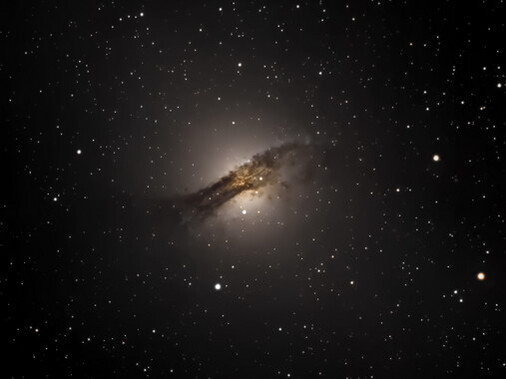 Die Radiogalaxie Centaurus A In Sternbild Centaurus